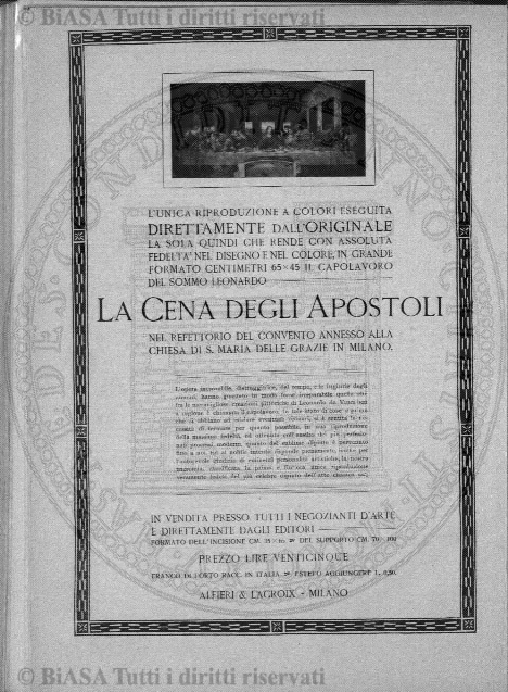 n. 1 (1909) - Frontespizio
