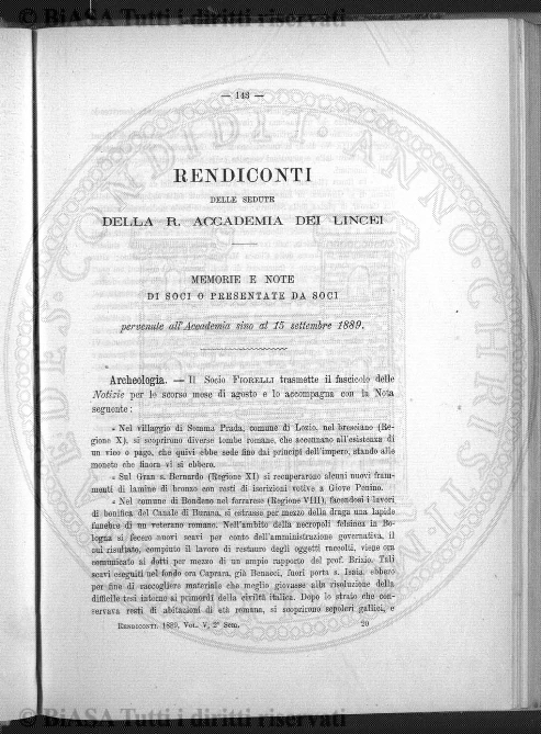 s. 3, n. 19-20 (1904) - Pagina: 125 e sommario