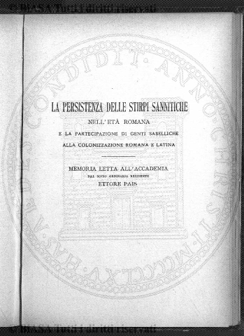 n. 50 (1905) - Frontespizio