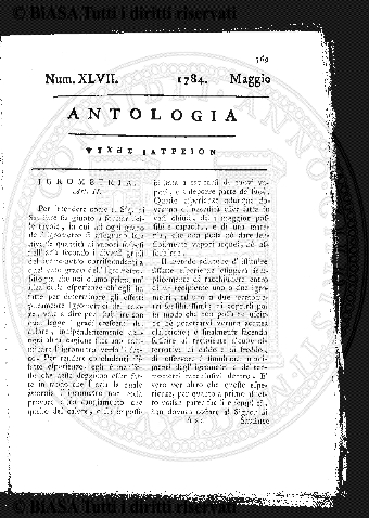 v. 2, n. 22 (1775-1776) - Pagina: 169